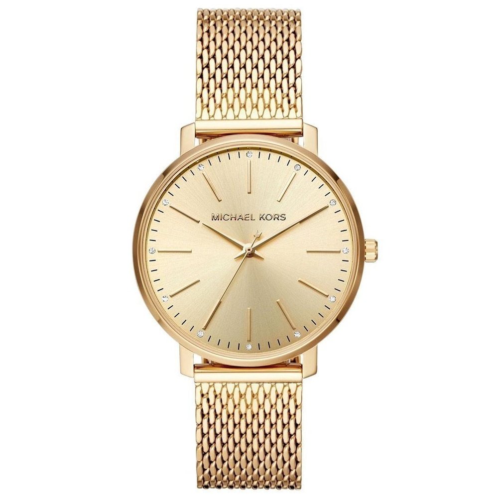 Michael Kors MK4339 Pyper Quartz Crystal Gold Dial Women’s Watch