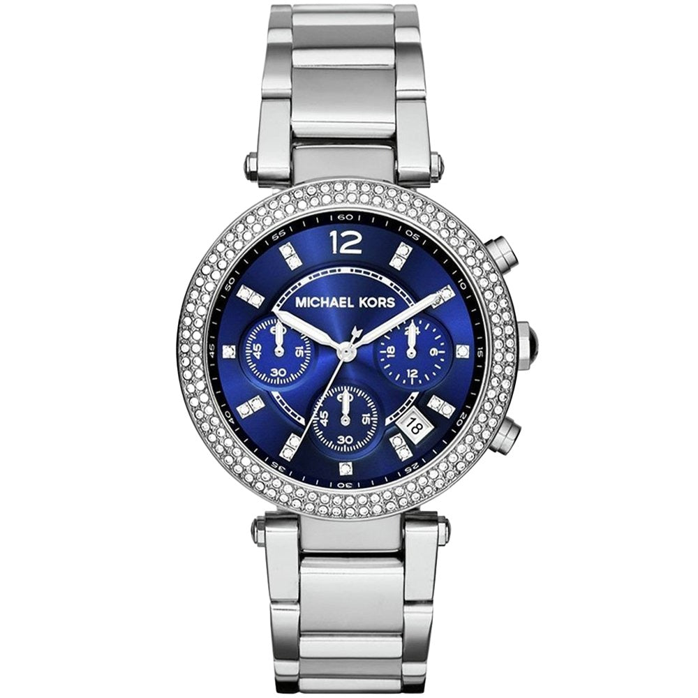 Michael Kors MK6117 Blue Dial Parker Ladies Watch