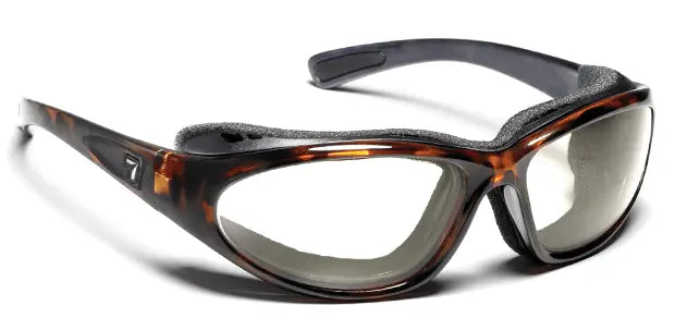 7Eye by Panoptx Bora Sunglasses – Dark Tortoise frame with Shapview Clear Lenses
