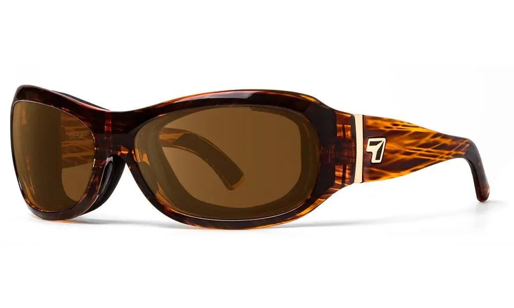 7Eye by Panoptx Briza Sunglasses – Sunset Tortoise frame with Polarized Sharpview Copper PC lenses