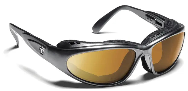 7Eye by Panoptx Cape Sunglasses – Charcoal Frame with Sharpview Copper PC lenses