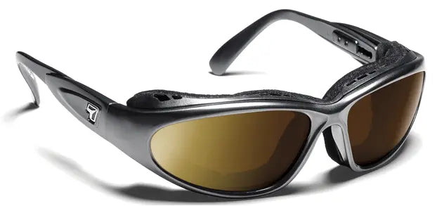 7Eye by Panoptx Cape Sunglasses – Charcoal Frame with Polarized Sharpview Copper PC lenses