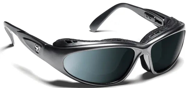 7Eye by Panoptx Cape Sunglasses – Charcoal Frame with Polarized Sharpview Gray PC lenses