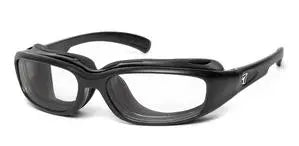 7Eye by Panoptx Churada Sunglasses – Gloss Black frame/BlueByrd Blue LIght lenses