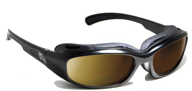 7Eye by Panoptx Churada Sunglasses – Matte Black Frame with Sharpview Copper Lenses