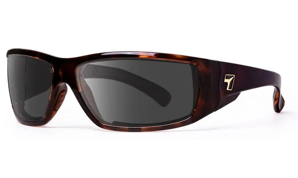 7Eye by Panoptx Maestro Sunglasses – Dark Tortoise frame with Sharpview Gray lenses