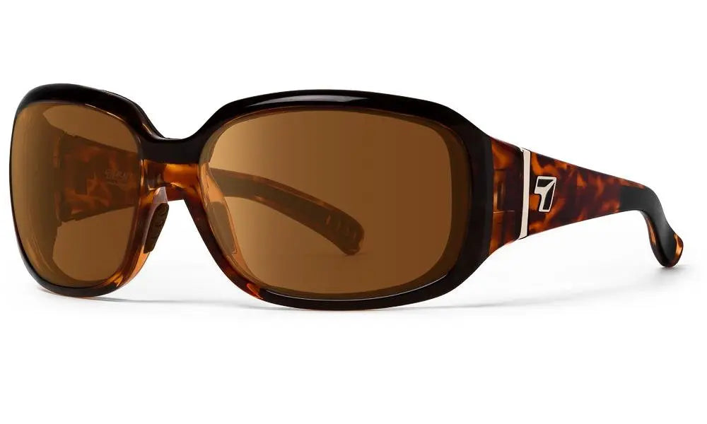 7Eye by Panoptx Mistral Sunglasses – Leopard Tortoise frame with SharpView Copper PC lenses