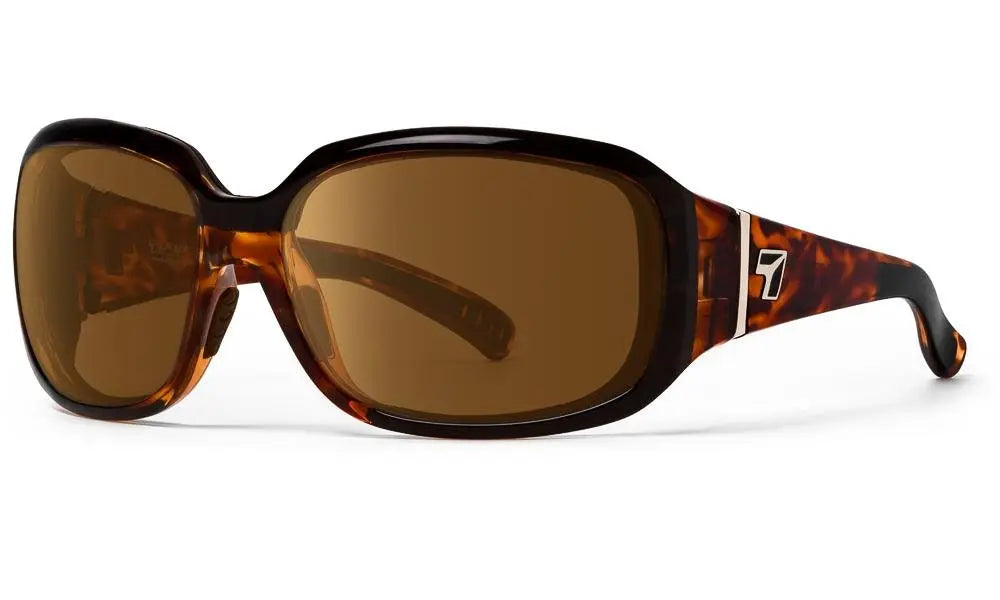 7Eye by Panoptx Mistral Sunglasses – Leopard Tortoise frame with Polarzied Copper lenses