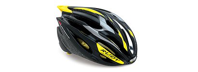 Rudy Project Actyum Cycling Helmet (Sale) – Black-Yellow/L