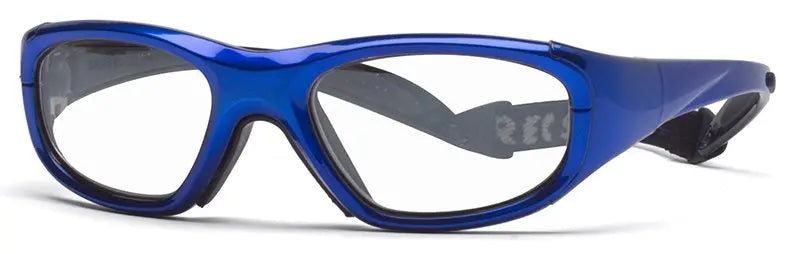 LS Rec-Specs Maxx 20 Safety Rated Sports Glasses – Bright Blue frame/Clear Silver lenses
