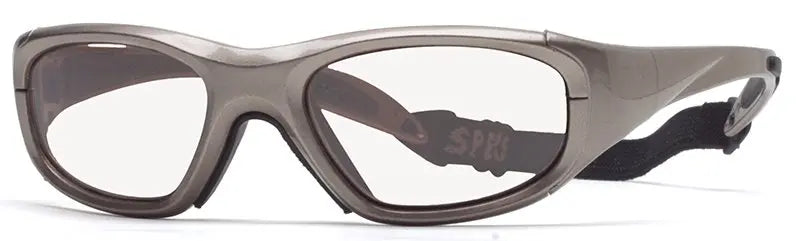 LS Rec-Specs Maxx 20 Safety Rated Sports Glasses – Light Brown frame/Clear Silver lenses