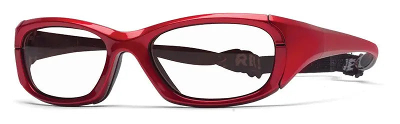 LS Rec-Specs Maxx 30 Safety Rated Sports Glasses – Crimson frame/Clear Silver lenses