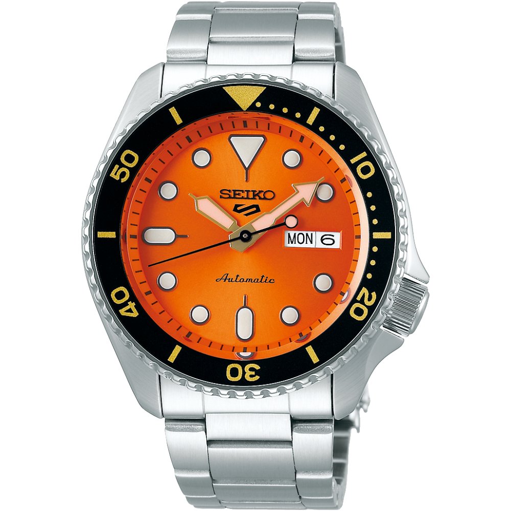 Seiko 5 Sports SRPD59K1 Orange Dial Automatic Men’s Watch