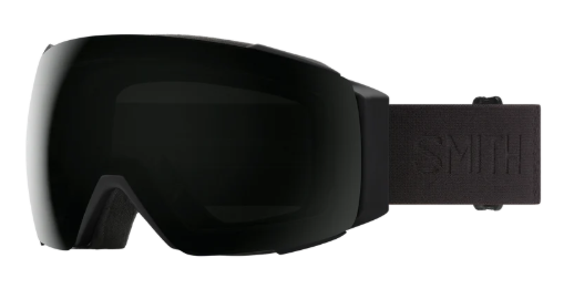 Smith I/O Mag Ski Goggles – Blackout goggle/ ChromaPop Sun Black and Blue Sensor Mirror lenses