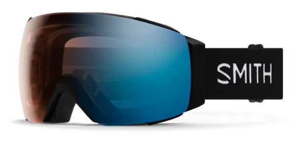 Smith I/O Mag Ski Goggles – Black goggle/ChromaPop Photochromic Blue Mirror and Storm Yellow lenses