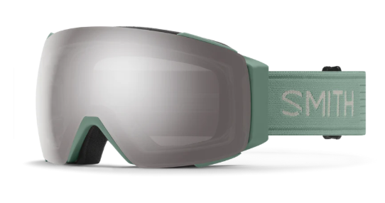 Smith I/O Mag Ski Goggles – Low Fit Nose Bridge Cactus goggle/Sun Platinum Mirror and Bonus lenses