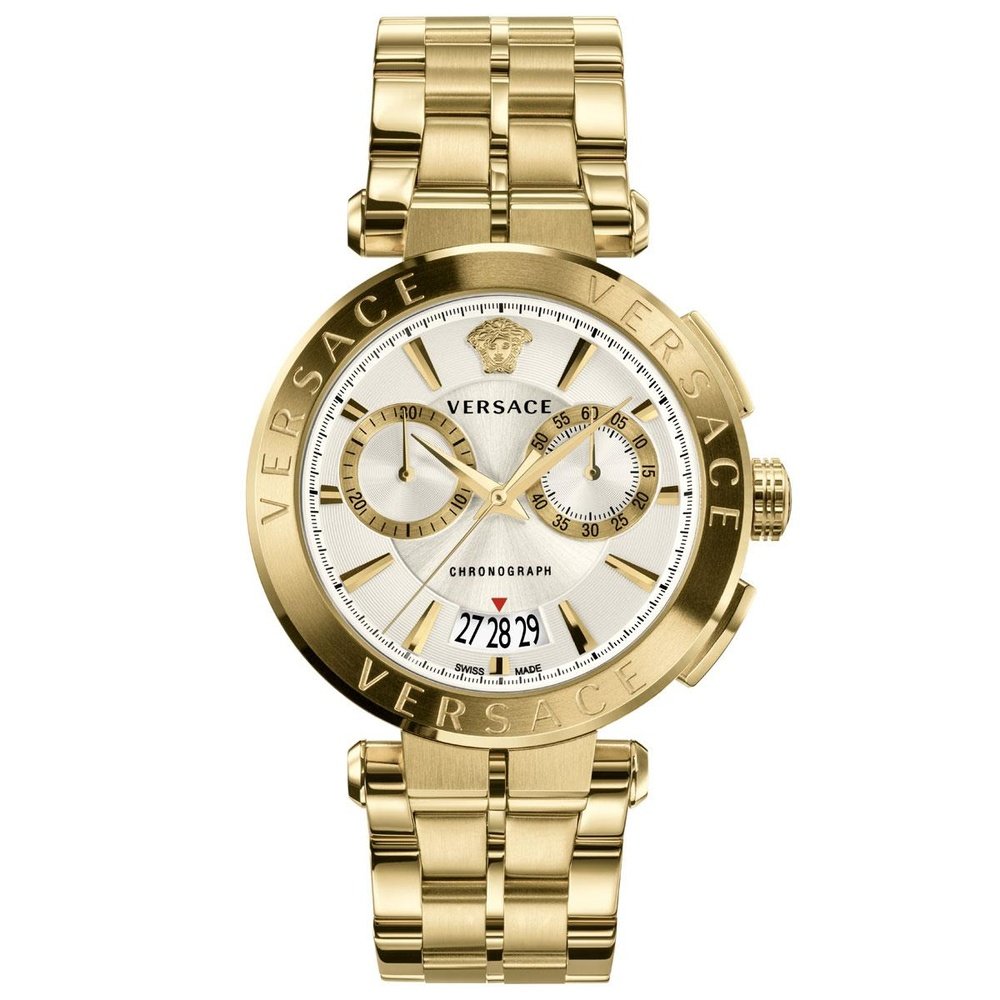 Versace VBR060017 Gold Tone Aion Chrono Men’s Watch