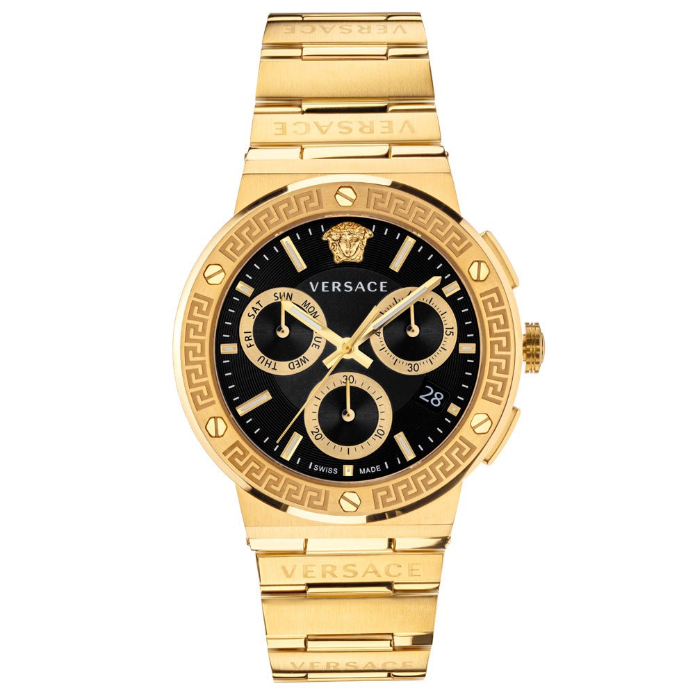 Versace VEZ900421 Men’s Greca Logo Chrono Watch