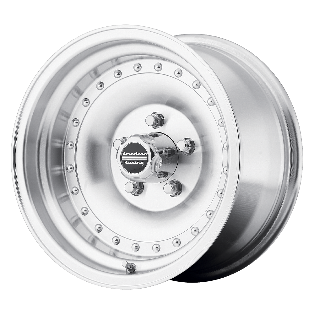 American Racing Wheel AR61 OUTLAW I Machined W/ Clear Coat – 15×8 – 6×139.7 Bolt Pattern – -19 Offset Rims