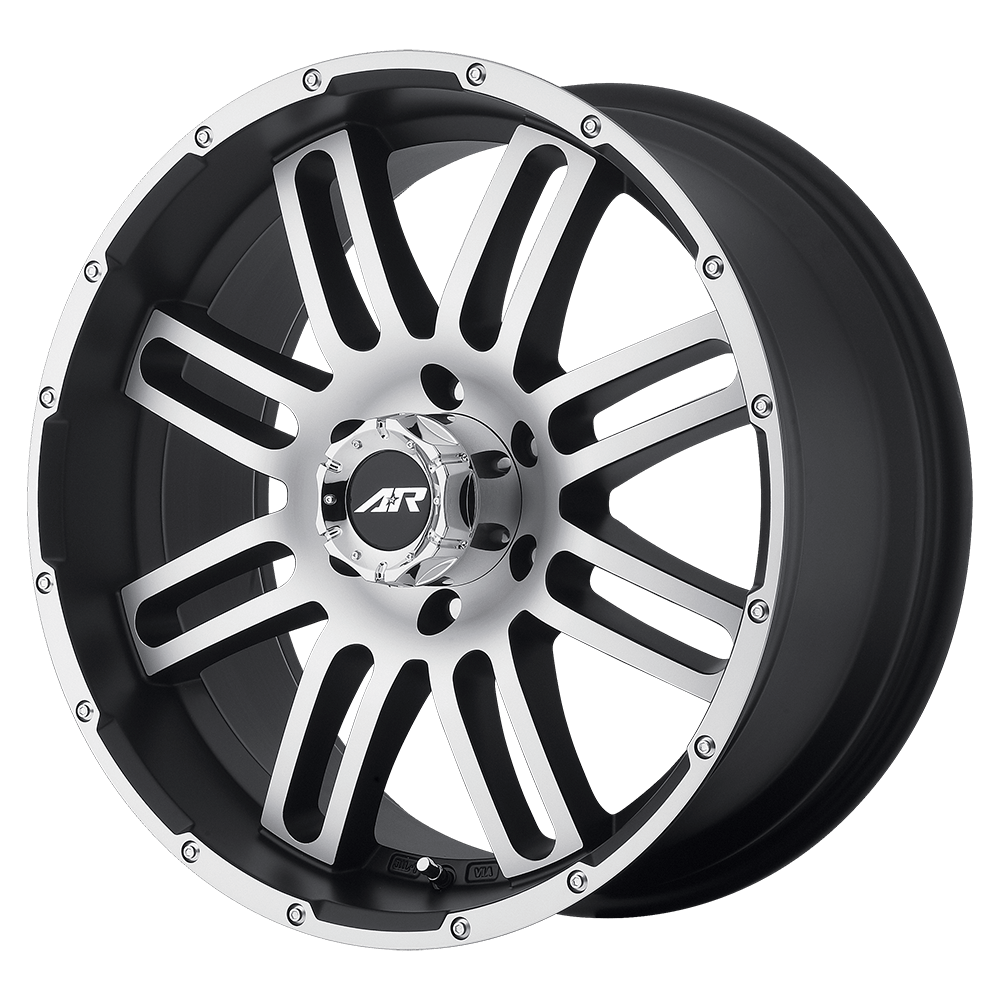 American Racing Wheel AR901 Machined Black – 20×9 – 6×139.7 Bolt Pattern – 20 Offset Rims
