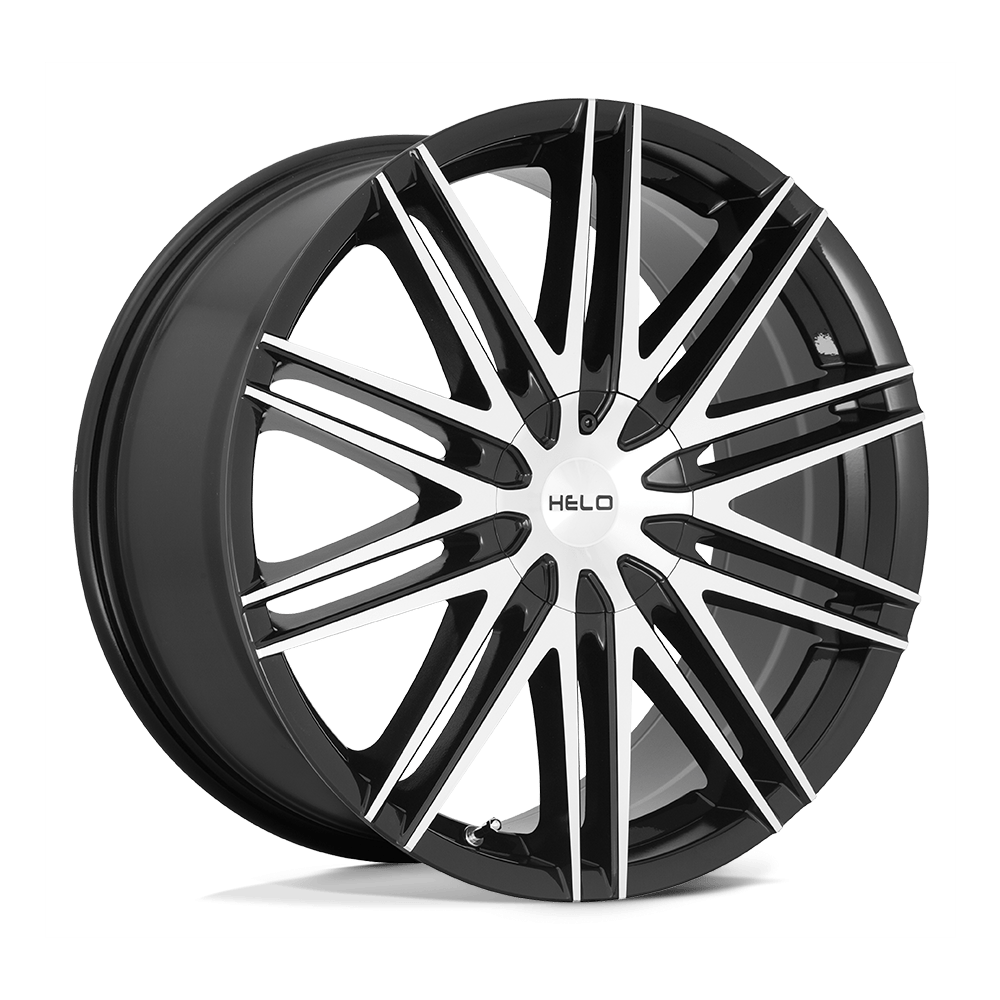 Helo Wheel HE880 Machined Black – 17×7.5 – 5×110 Bolt Pattern – 42 Offset Rims
