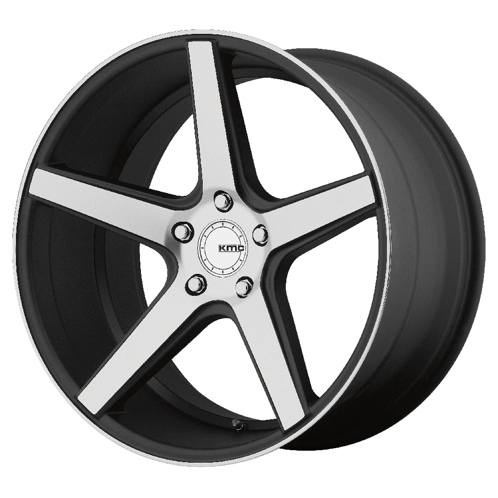 KMC Wheel KM685 DISTRICT Satin Black – 20×10.5 – 5×114.3 Bolt Pattern – 35 Offset Rims