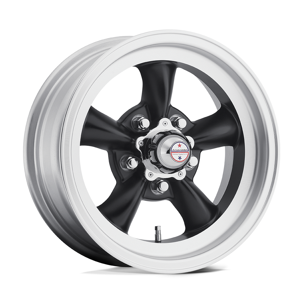American Racing Wheel VN105 TORQ THRUST D Satin Black W/ Machined Lip – 15×7 – 5×120.65 Bolt Pattern – -6 Offset Rims