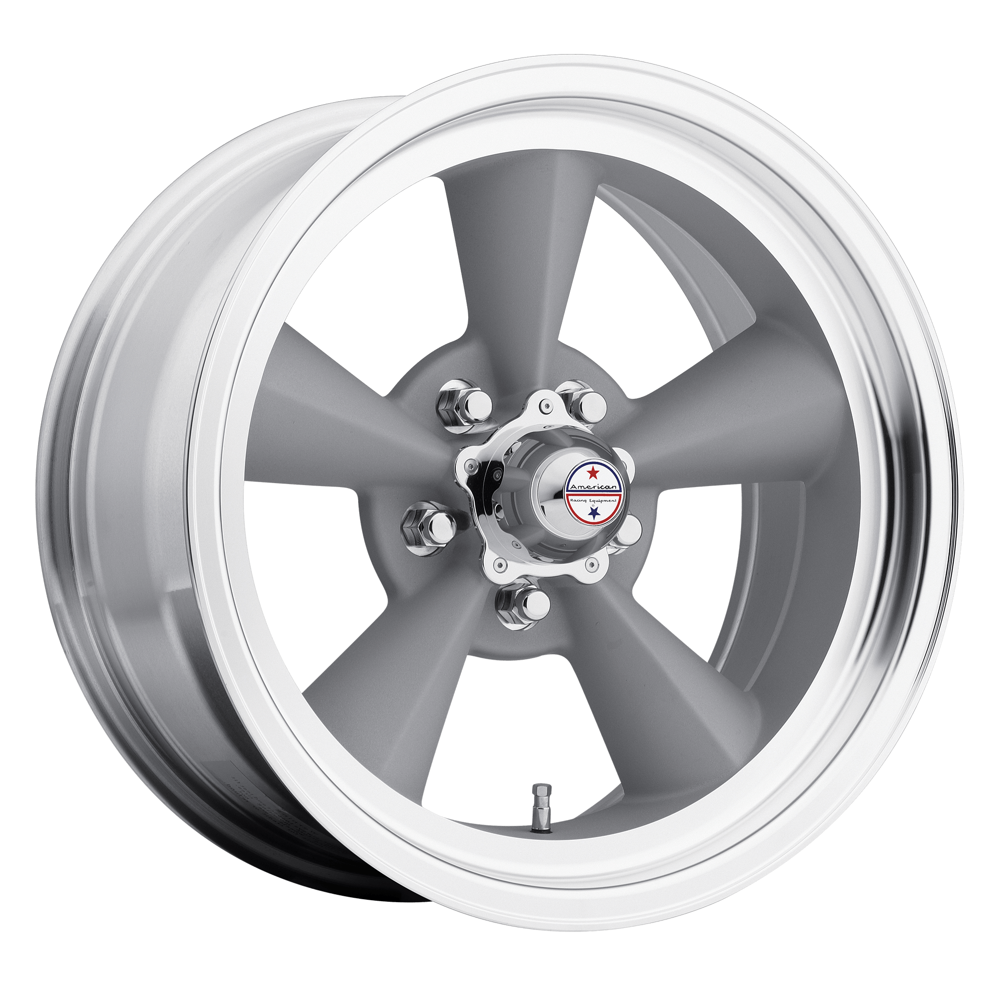 American Racing Wheel VN309 TT O Vintage Silver W/ Machined Lip – 15×8.5 – 5×139.7 Bolt Pattern – -24 Offset Rims