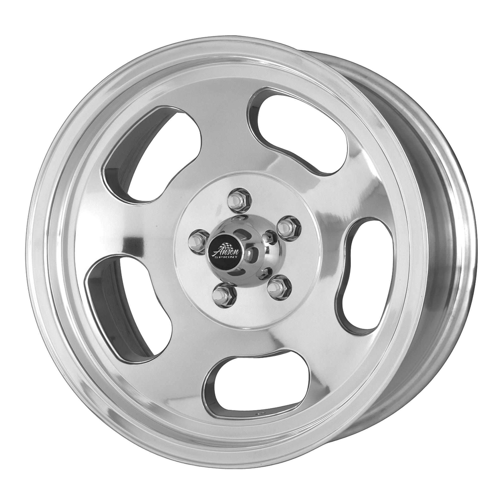 American Racing Wheel VN69 ANSEN SPRINT Polished – 15×8 – 5×127 Bolt Pattern – 0 Offset Rims