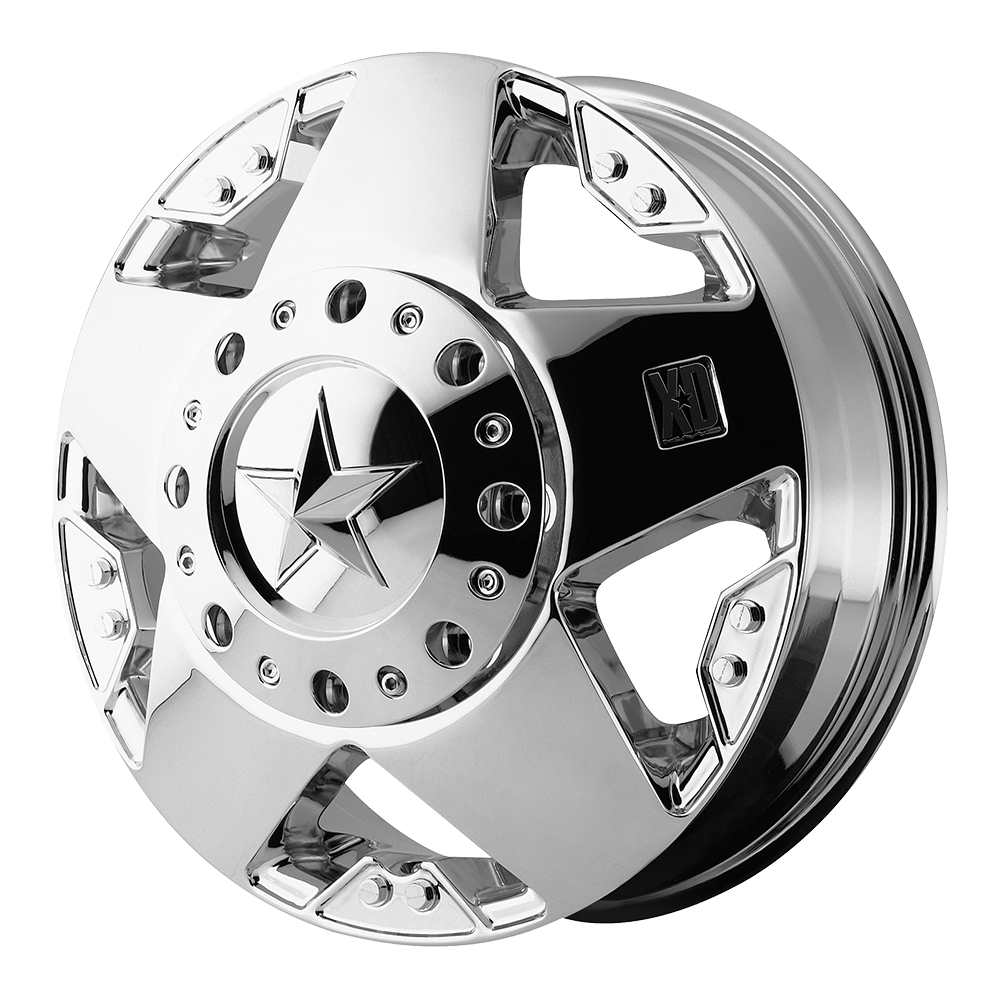 XD Series Wheel XD775 ROCKSTAR Dually Chrome Front – 16×6 – 8×165.1 Bolt Pattern – 111 Offset Rims