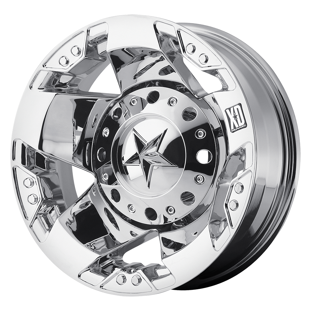 XD Series Wheel XD775 ROCKSTAR Dually Chrome Rear – 16×6 – 8×170 Bolt Pattern – -134 Offset Rims