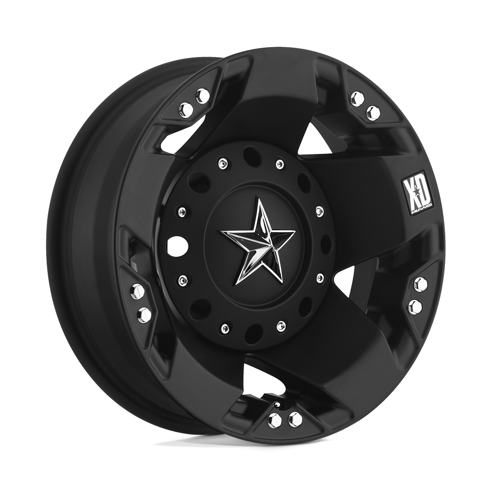 XD Series Wheel XD775 ROCKSTAR Dually Matte Black Rear – 17×6 – 8×200 Bolt Pattern – -134 Offset Rims