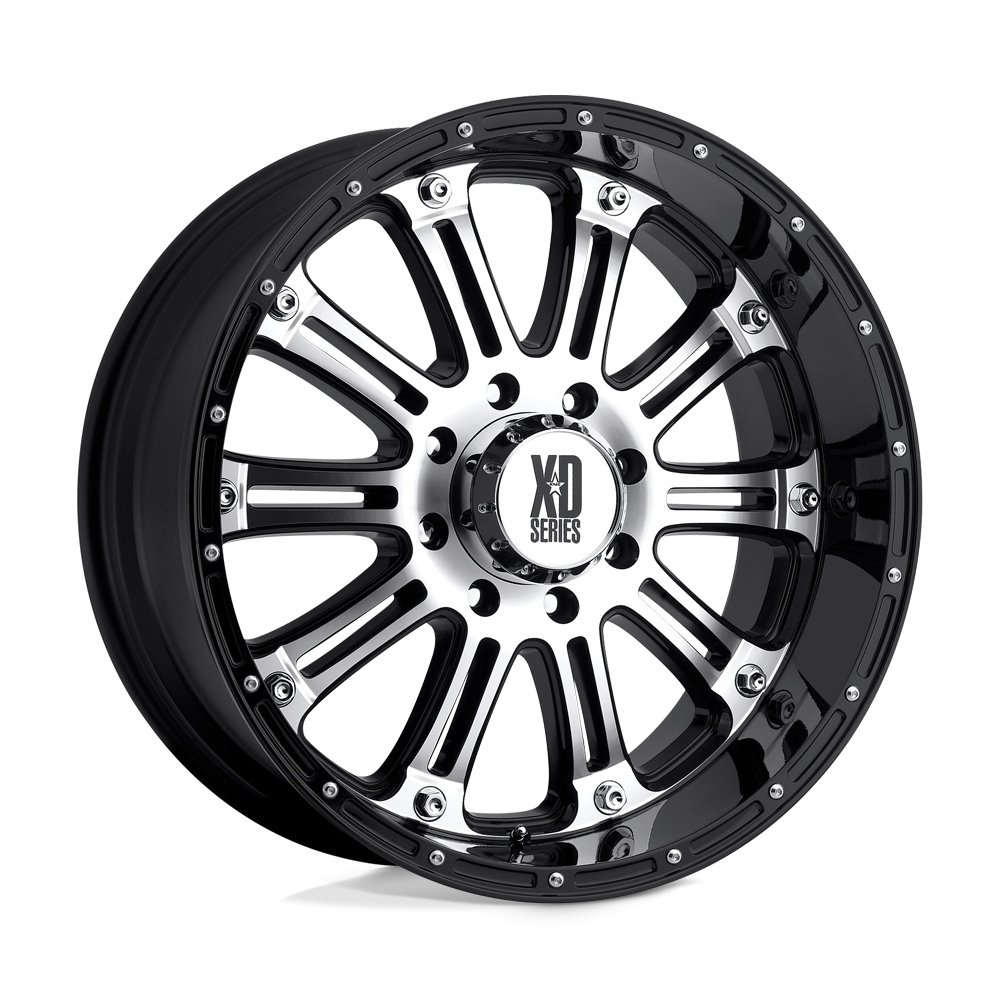 XD Series Wheel XD795 HOSS Gloss Black Machined – 20×9 – 8×165.1 Bolt Pattern – -12 Offset Rims