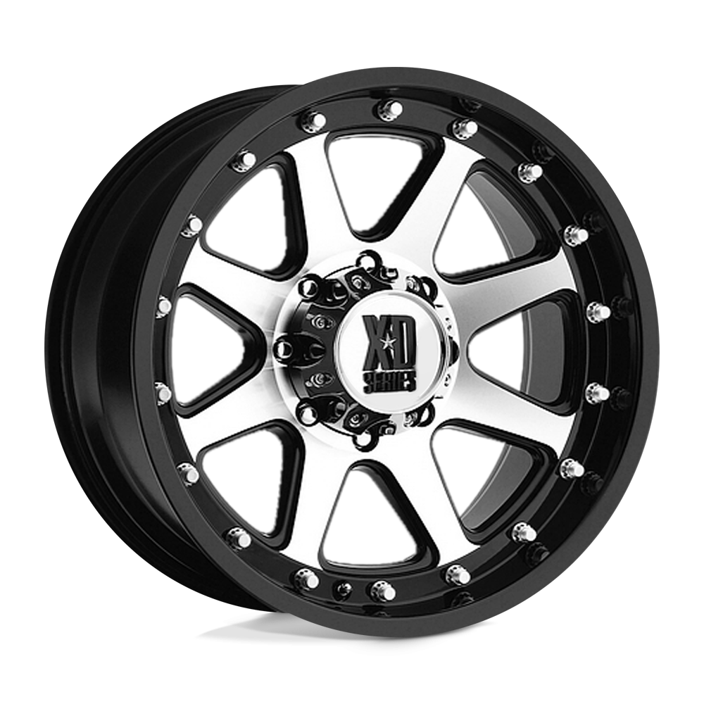 XD Series Wheel XD798 ADDICT Machined Black – 18×9 – 8×180 Bolt Pattern – 18 Offset Rims