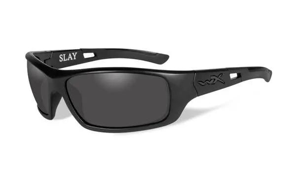 Wiley-X Slay Sunglasses – Matte Black-Black Ops frame with Smoke Gray lenses