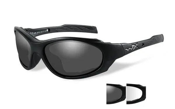 Wiley-X XL-1 Advanced Sunglasses – Matte Black frame with Smoke and Clear Lenses